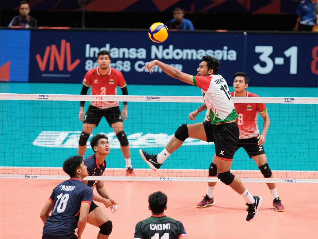 印尼与韩国强势挺进苏迪曼杯半决赛 以印度尼西亚队在八强赛中的一场比赛为例,